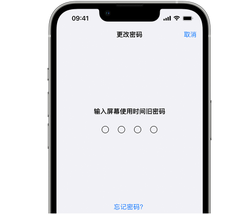 安定iPhone屏幕维修分享iPhone屏幕使用时间密码忘记了怎么办 