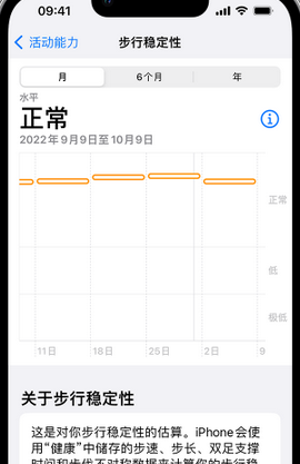 安定iPhone手机维修如何在iPhone开启'步行稳定性通知'