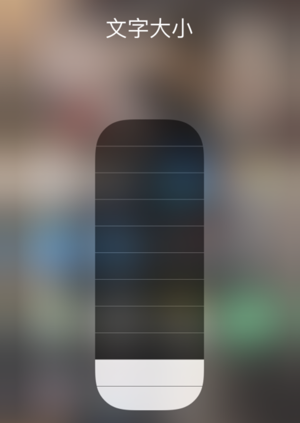 安定苹果手机维修分享小技巧：在 iPhone 控制中心快速调节字体大小 